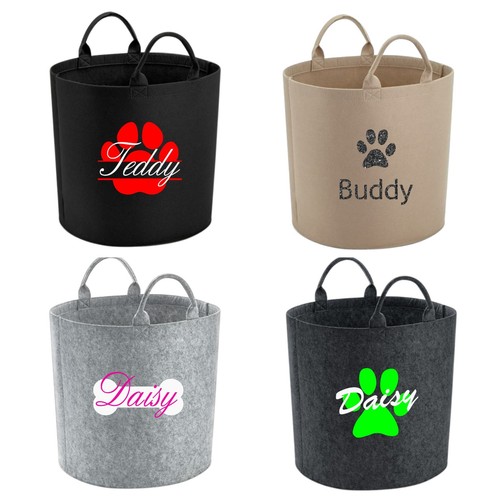 Personalised dog paw storage - dog,