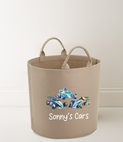 Personalised toy storage tub - personalised, storage,