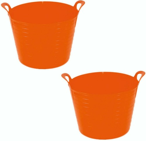 26l orange flexi tub - 26l,