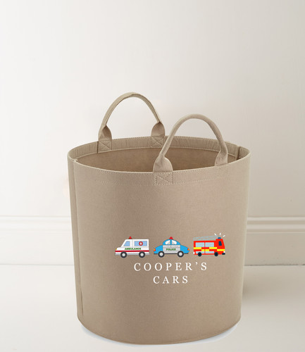 Personalised police car toy - personalised,