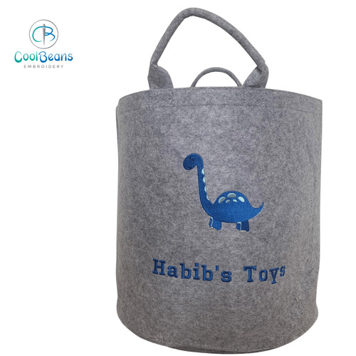 Personalised kids storage tub - personalised,