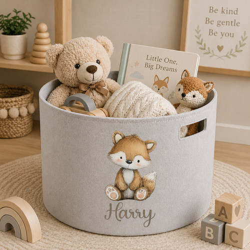 Personalised woodlands fox - personalised,