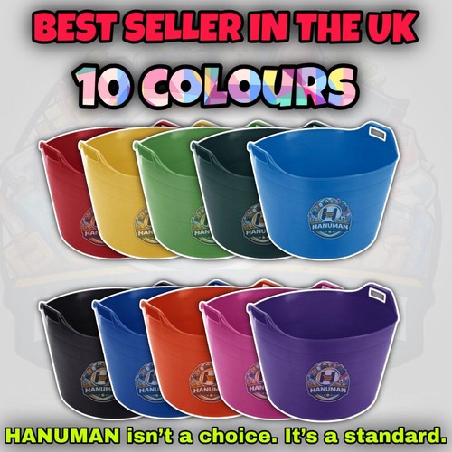 15l plastic flexi tub bucket - plastic,