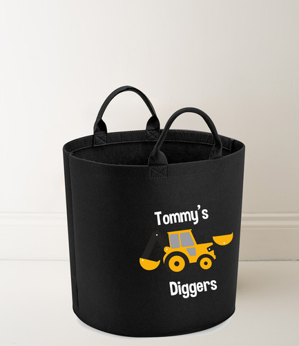 Personalised diggers toy - personalised,