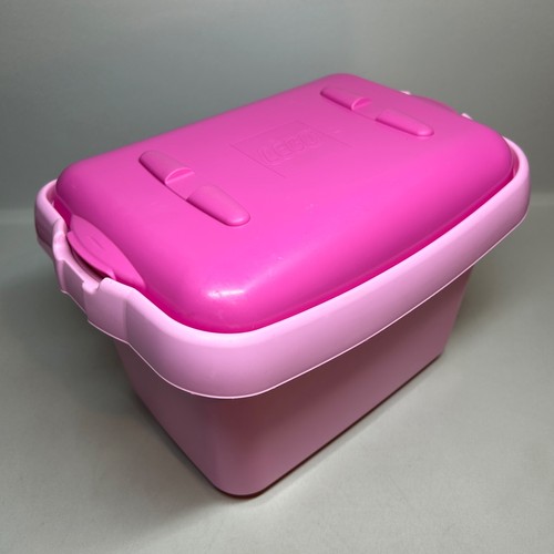 Lego pink storage tub - pink, with