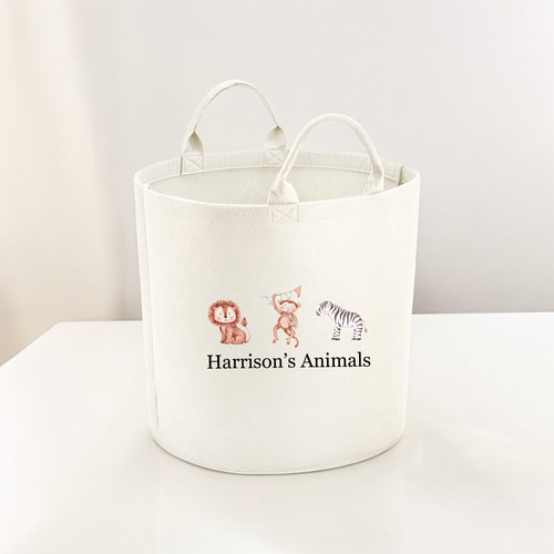 Personalised safari animals