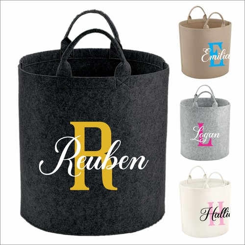 Personalised name storage tub - personalised,