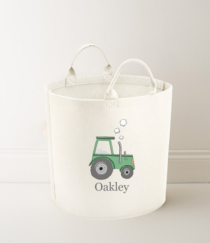 Personalised tractor toy - personalised,