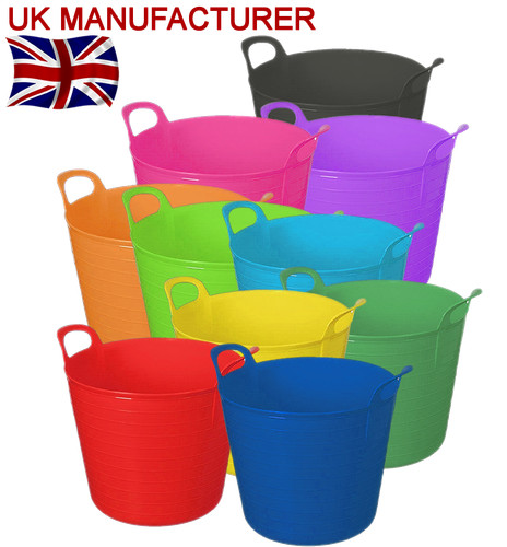 Plastic flexi tub bucket tubs - plastic,
