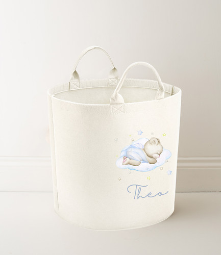 Personalised blue teddy - blue,